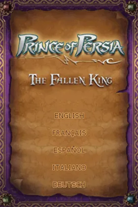 Prince of Persia - The Fallen King (USA) (En,Fr,De,Es,It) screen shot title